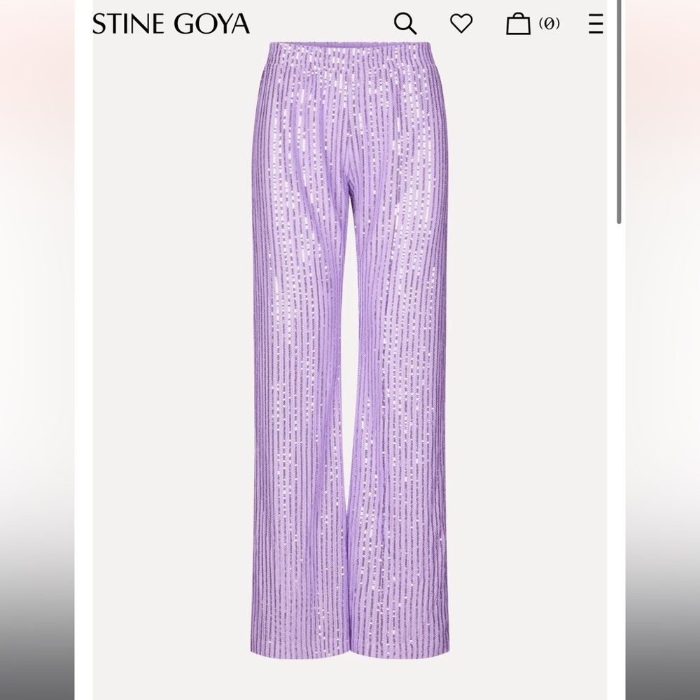 Stine Goya SGMARKUS PANTS - LAVENDER